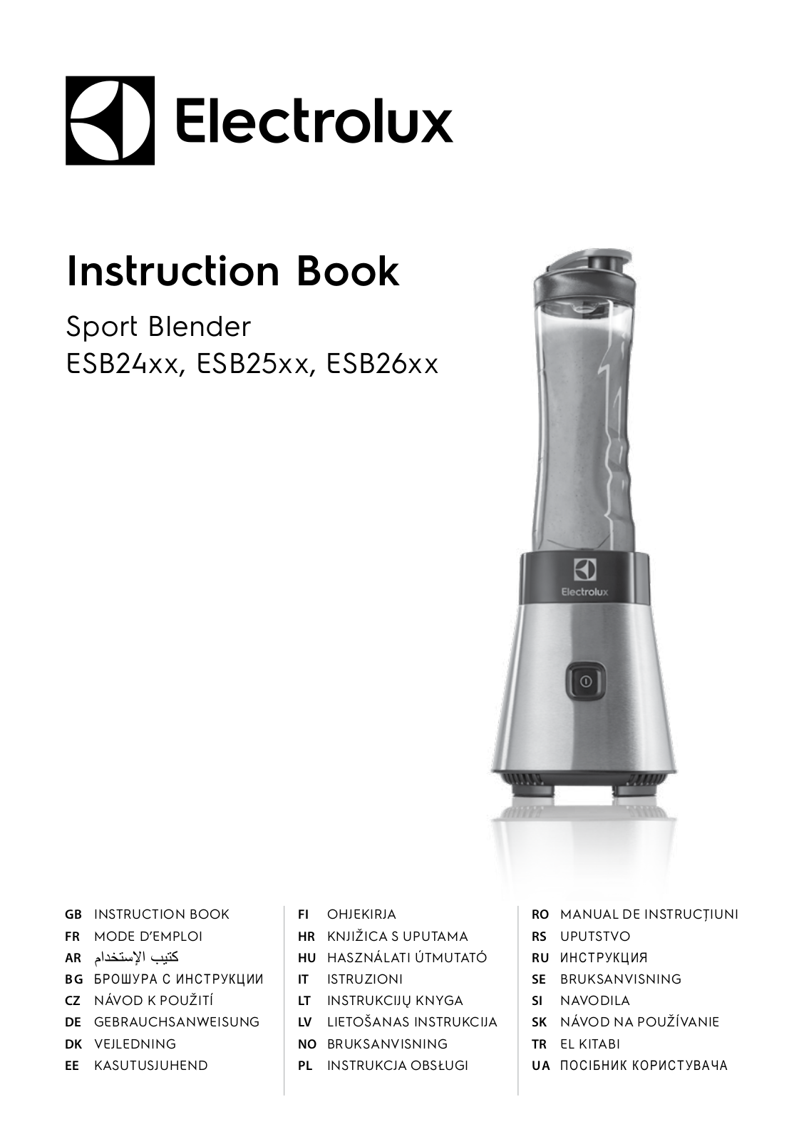 Electrolux ESB24xx, ESB25xx, ESB26xx User guide - ManualMachine.com