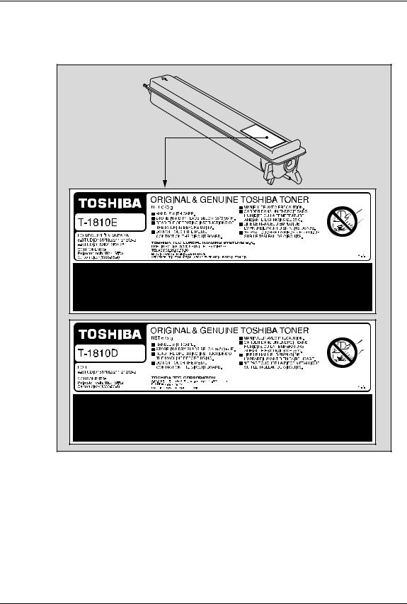 Toshiba e-Studio 181 User Manual