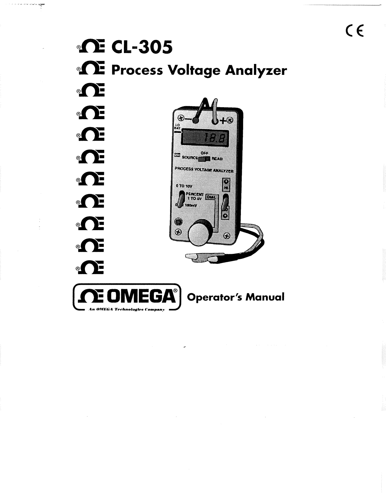 Omega Products CL-305 Installation  Manual