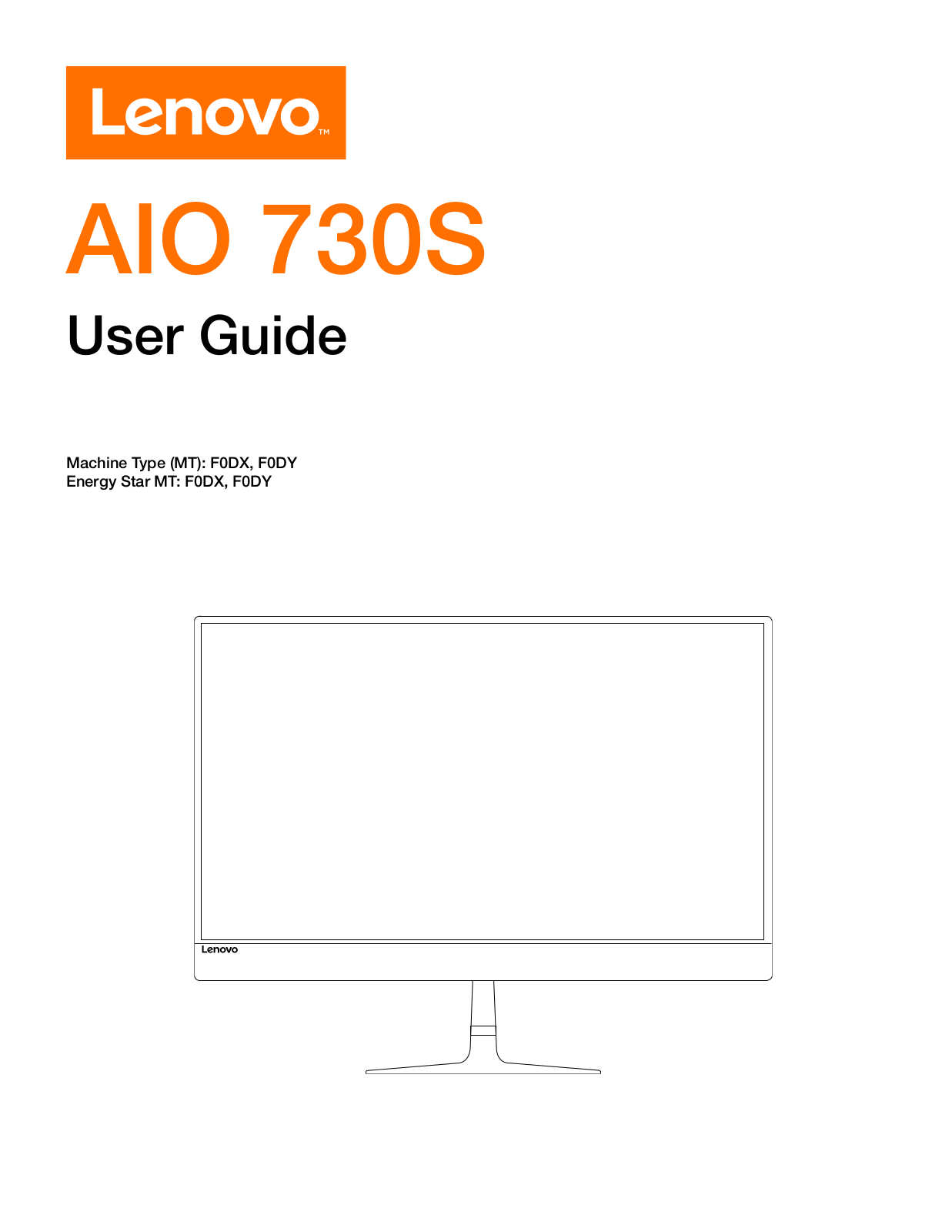 Lenovo F0DY000SUK User manual