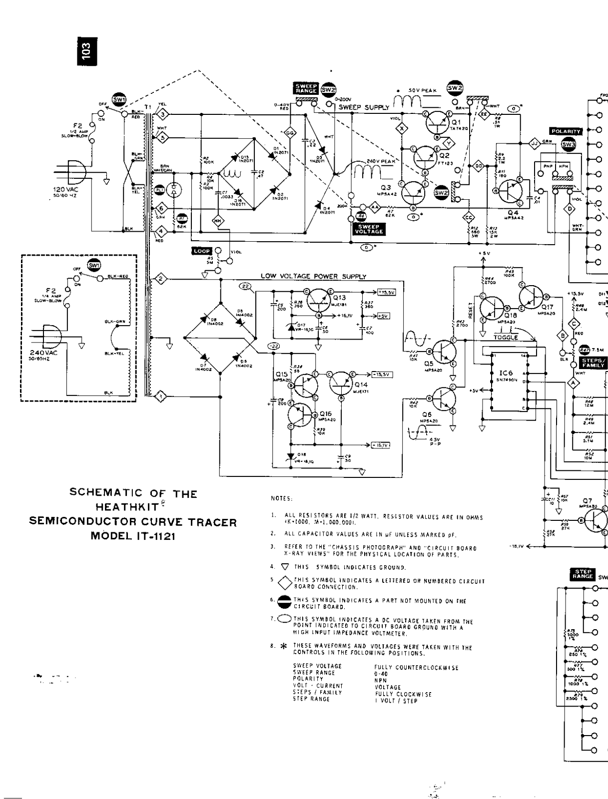 Heath Company IT-1121 Schematic