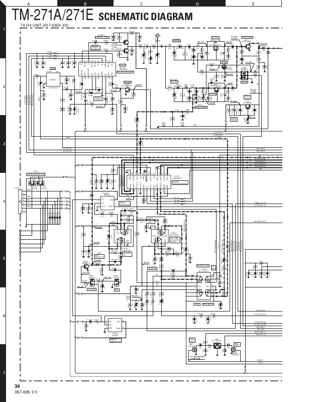 Kenwood TM-271A, TМ-271E Schematics