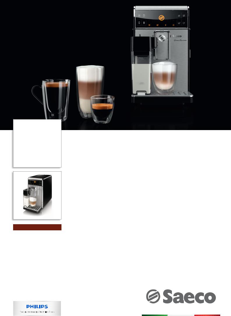 Saeco Gran Baristo HD8965/01 User Manual