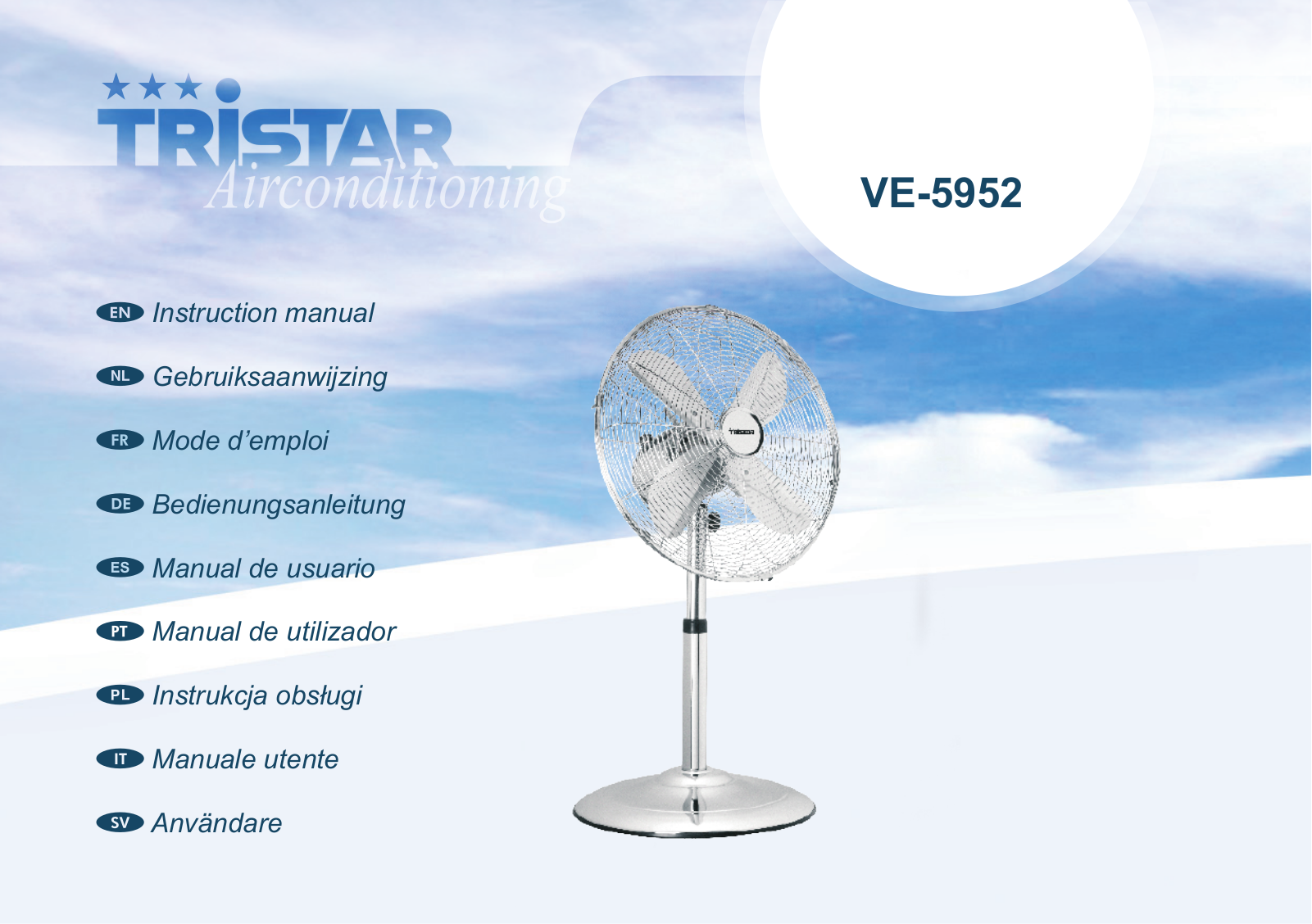 Tristar VE-5952 User Manual