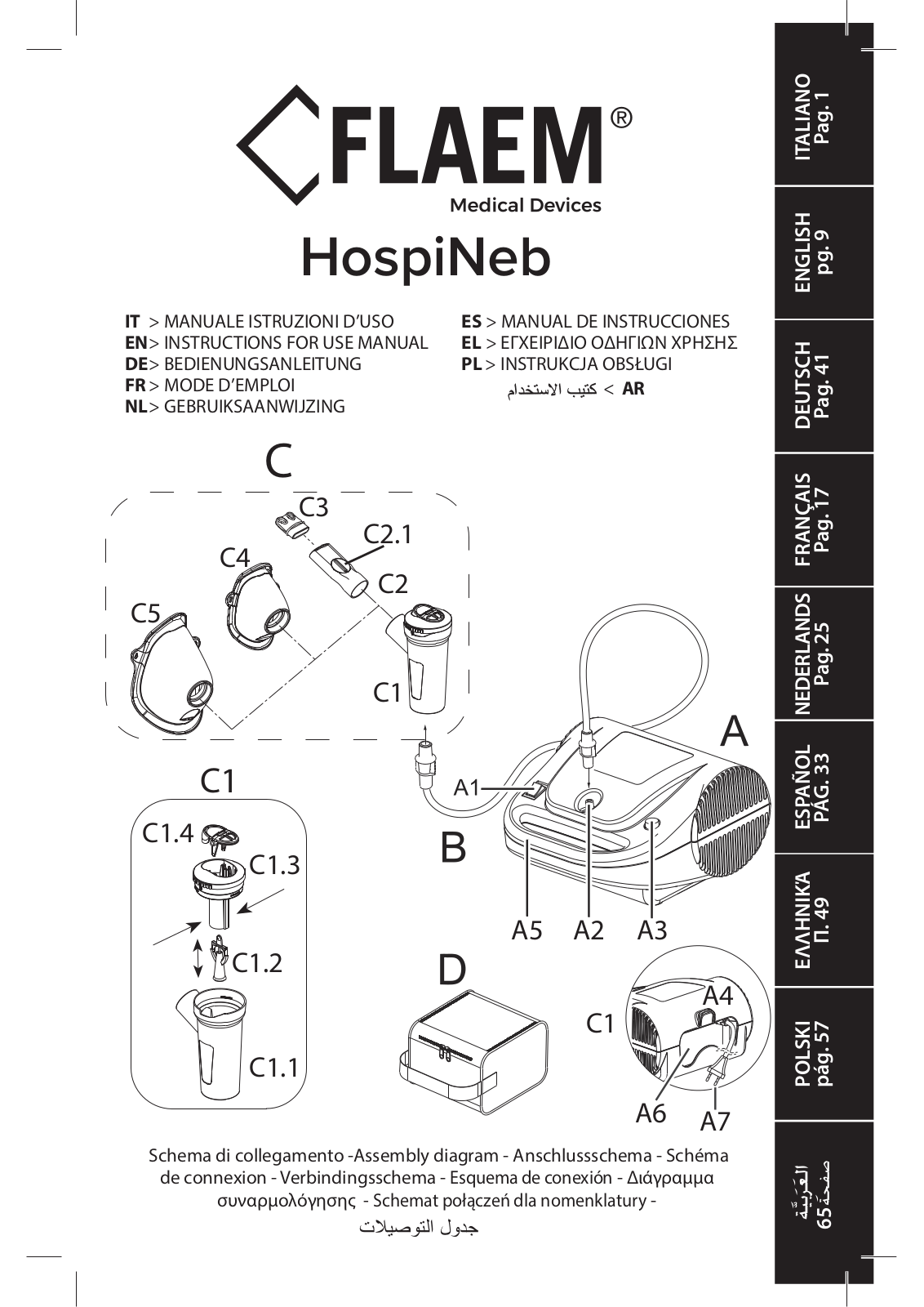 FLAEM HospiNeb User guide - ManualMachine.com