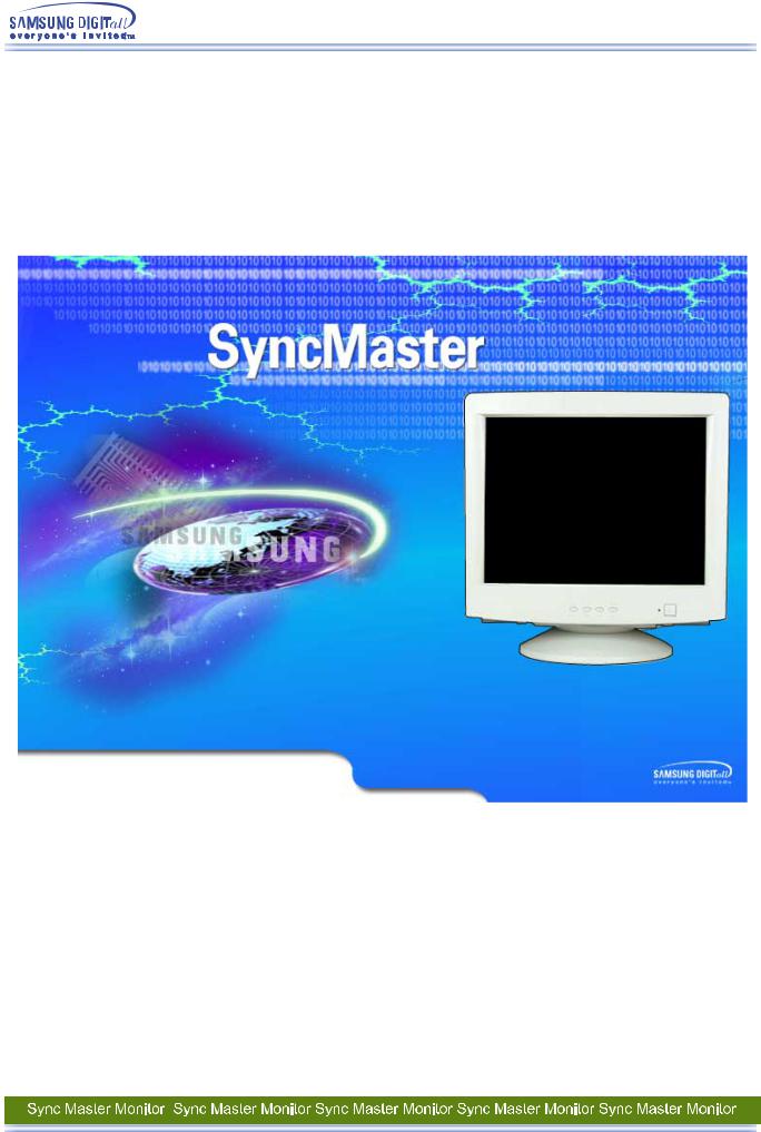 Samsung SYNCMASTER 753V User Manual