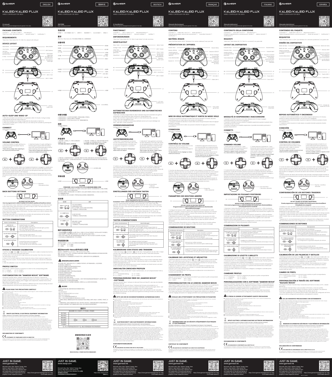 GAMESIR Kaleid Flux, Kaleid User guide - ManualMachine.com