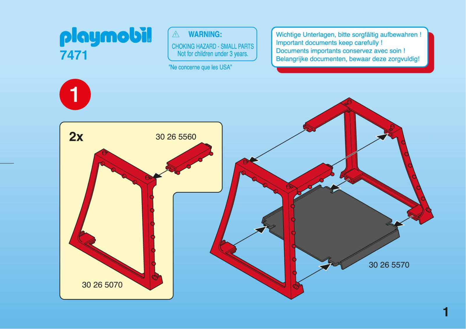 Playmobil 7471 Instructions