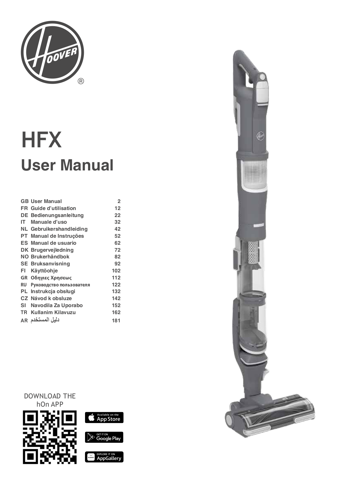 HOOVER HFX User guide - ManualMachine.com