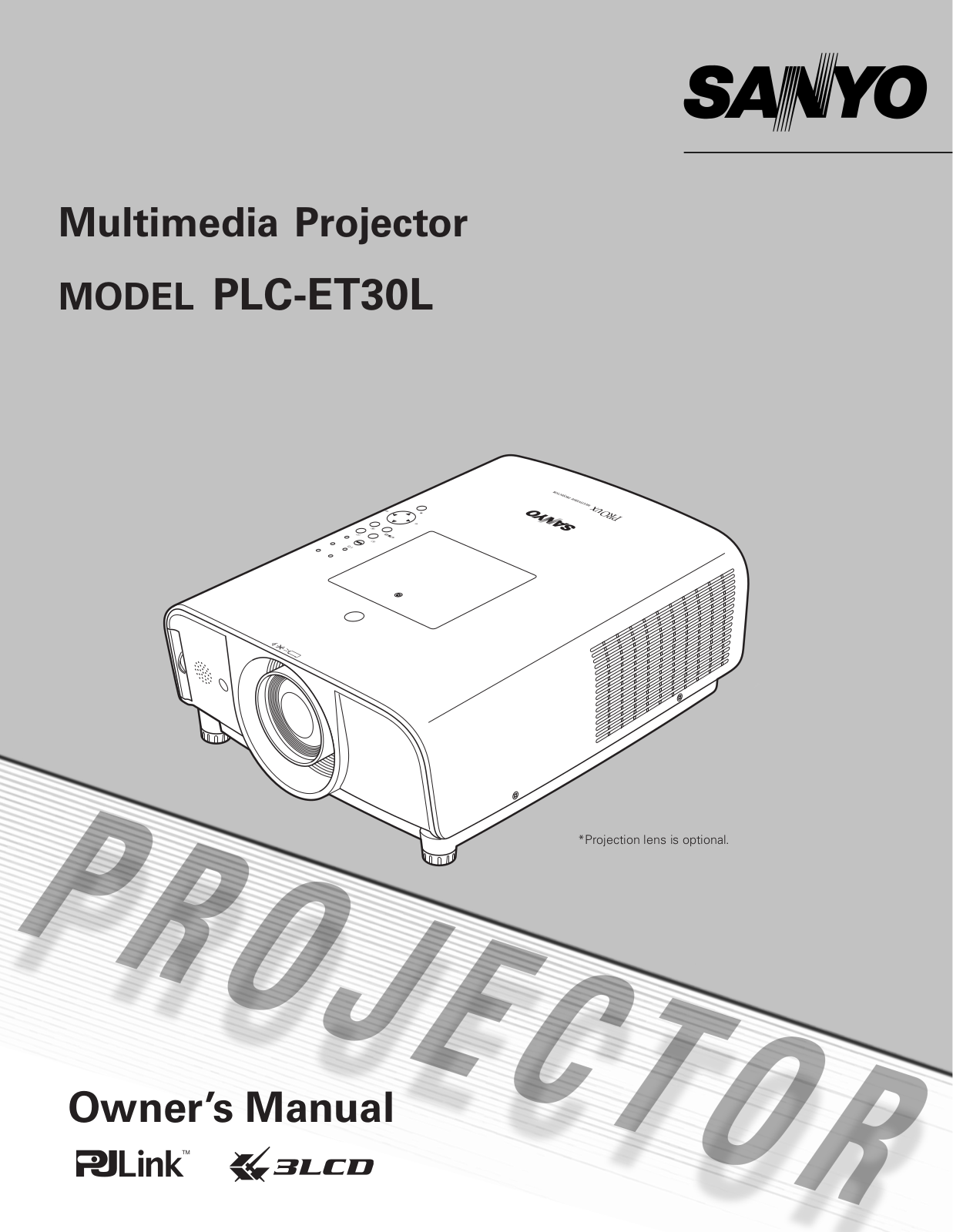 Sanyo PLC-ET30L User Manual