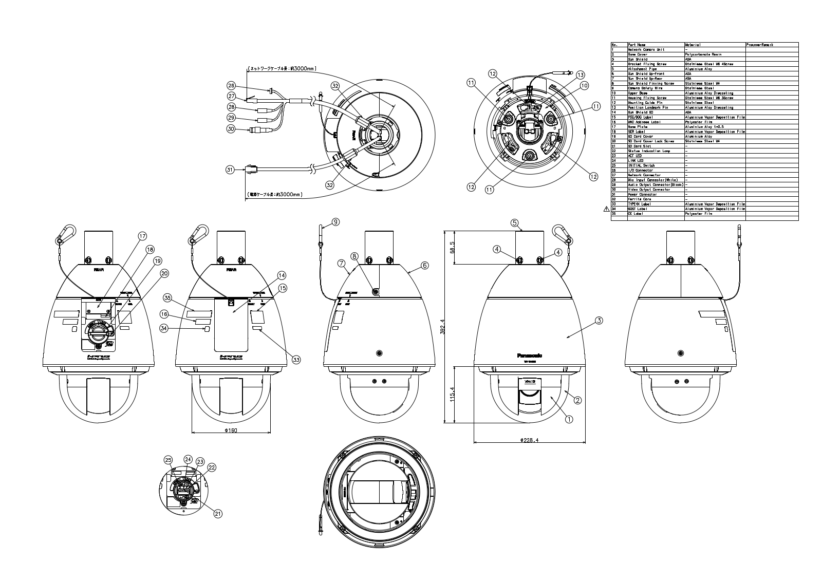 Panasonic WV-SW598 User Manual