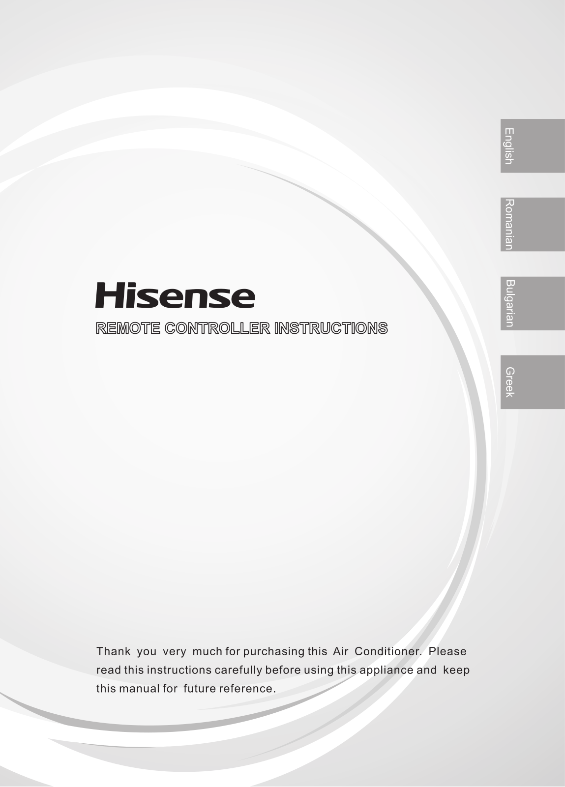 Hisense EnergyPro Plus, RCH-RTY3-O, Energy Prox User guide - ManualMachine.com