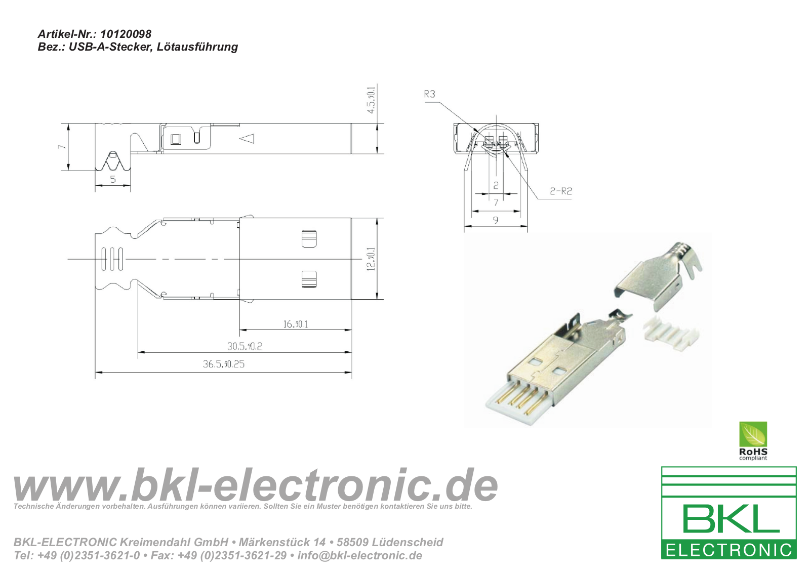 BKL BKL 10120098 Datasheet - ManualMachine.com