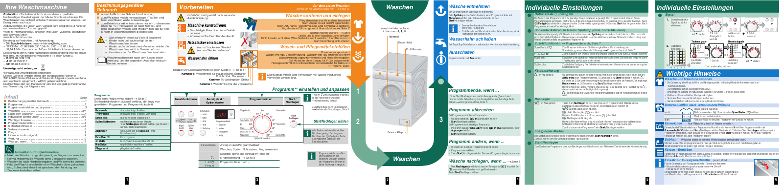 Bosch WAQ2832ECO User Manual