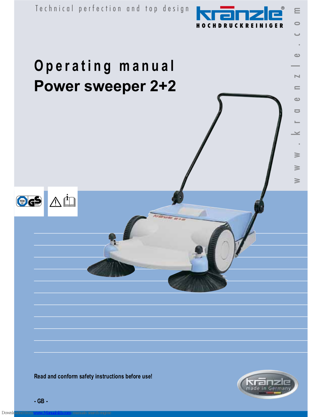 Kranzle 2+2 Operating Manual