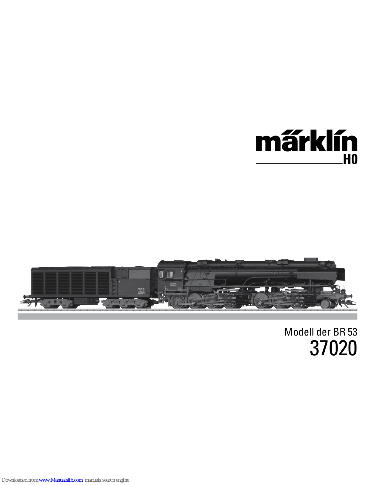 marklin 37020 Instruction Manual