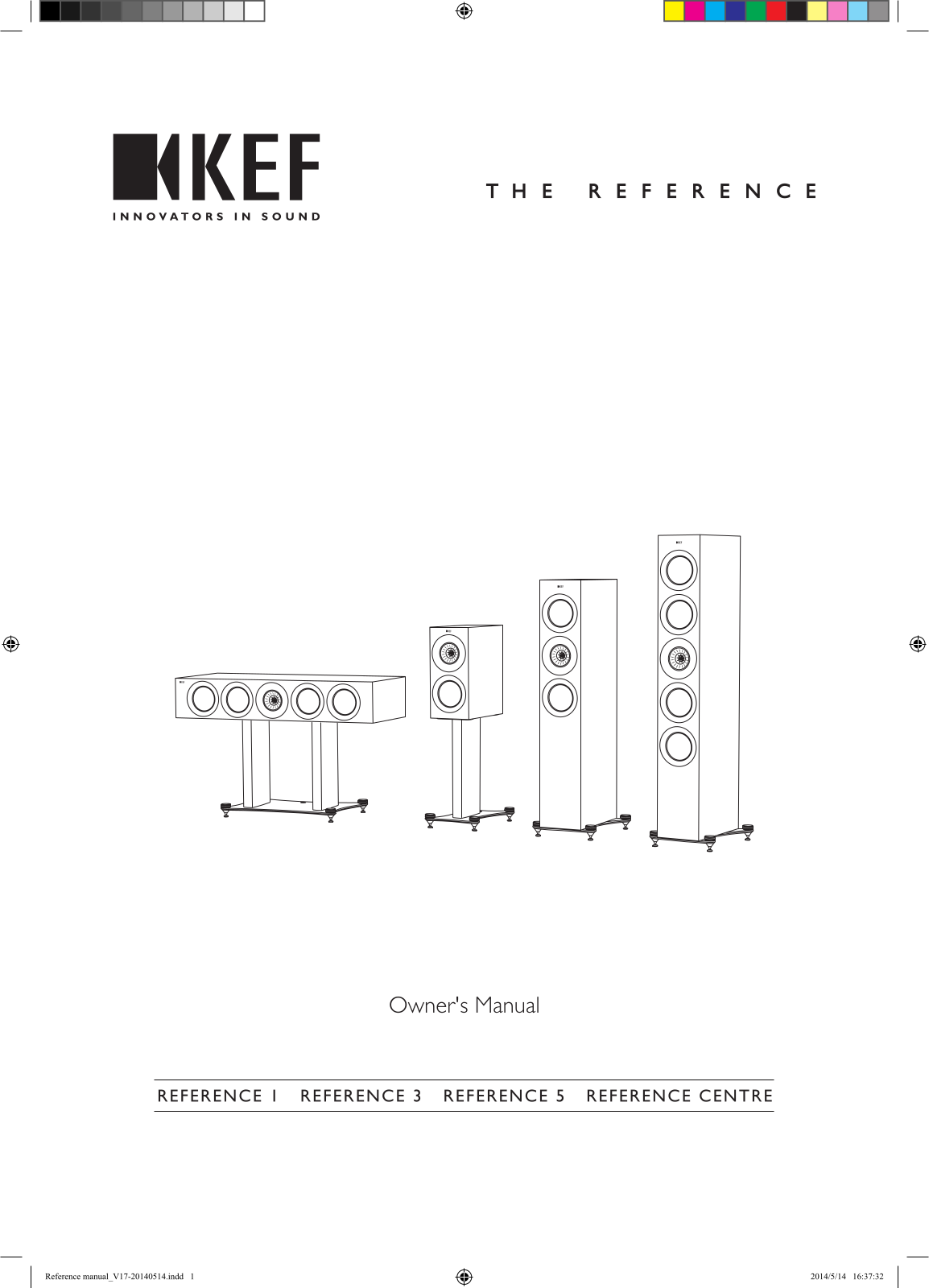 KEF REFERENCE CENTRE User Manual