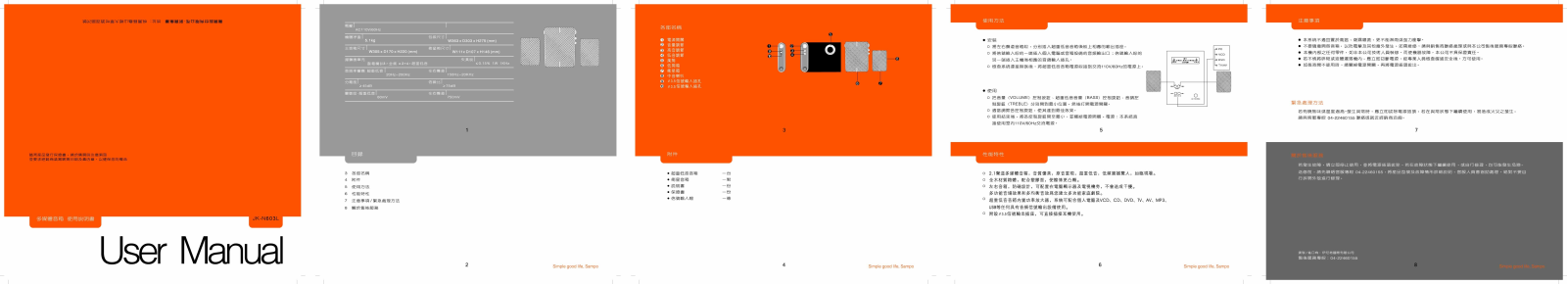 SAMPO JK-N503L User Manual