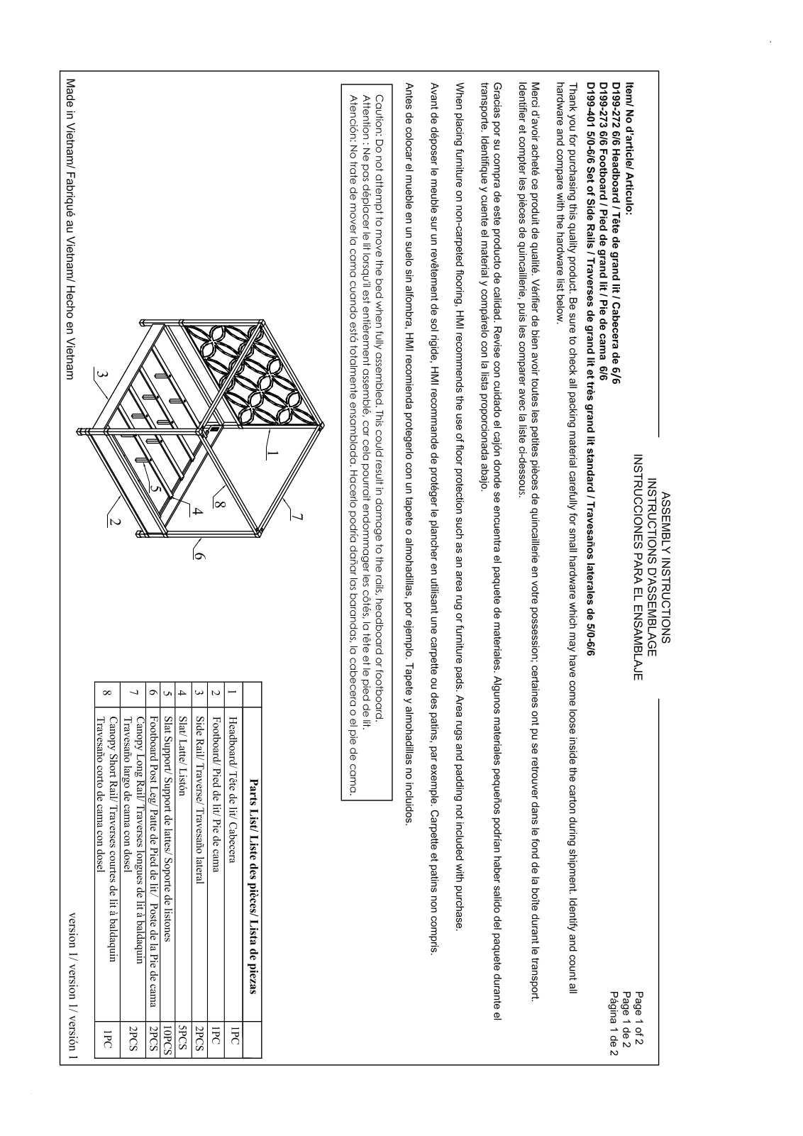 HomeFare D199272273401 Installation Manual