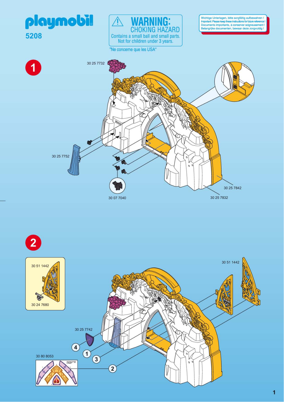 playmobil 5208 Instructions