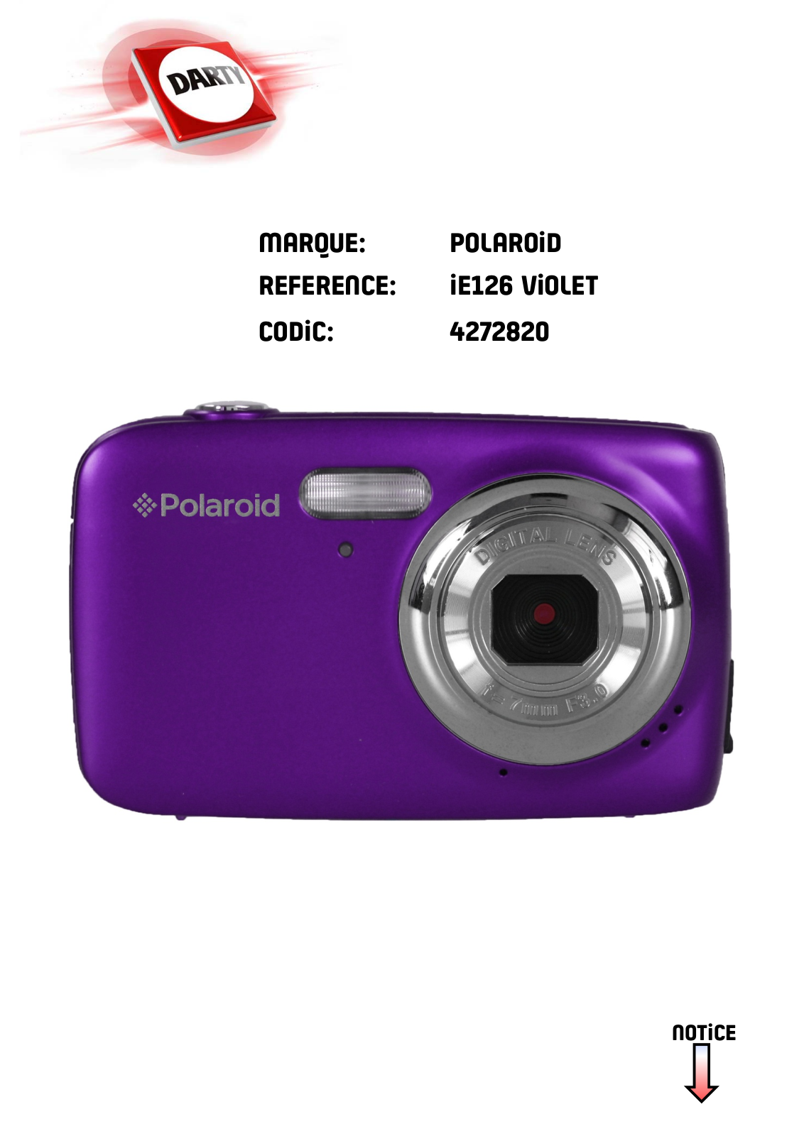 POLAROID IE126 User Manual