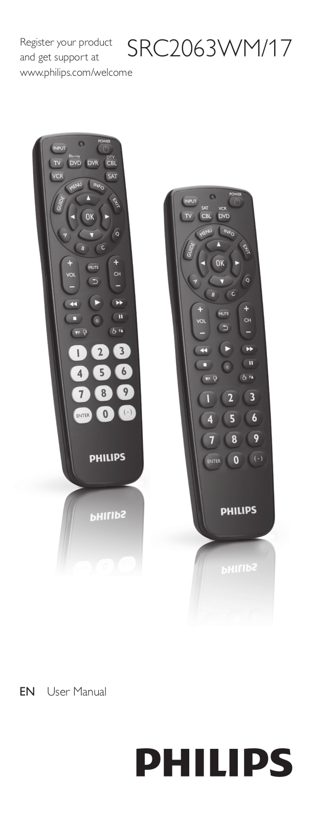 Philips SRC2063WM Owner's Manual