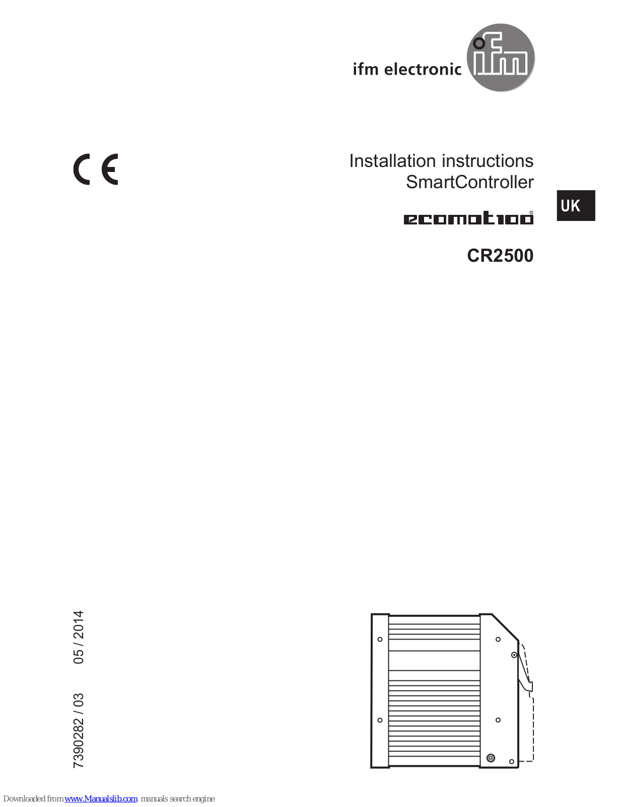 IFM Electronic CR2500 Installation Instructions Manual