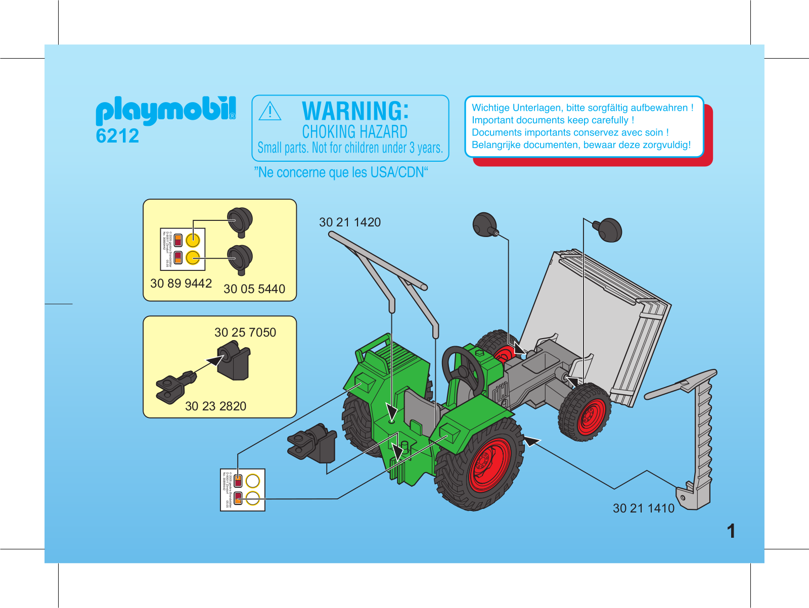 Playmobil 6212 Instructions