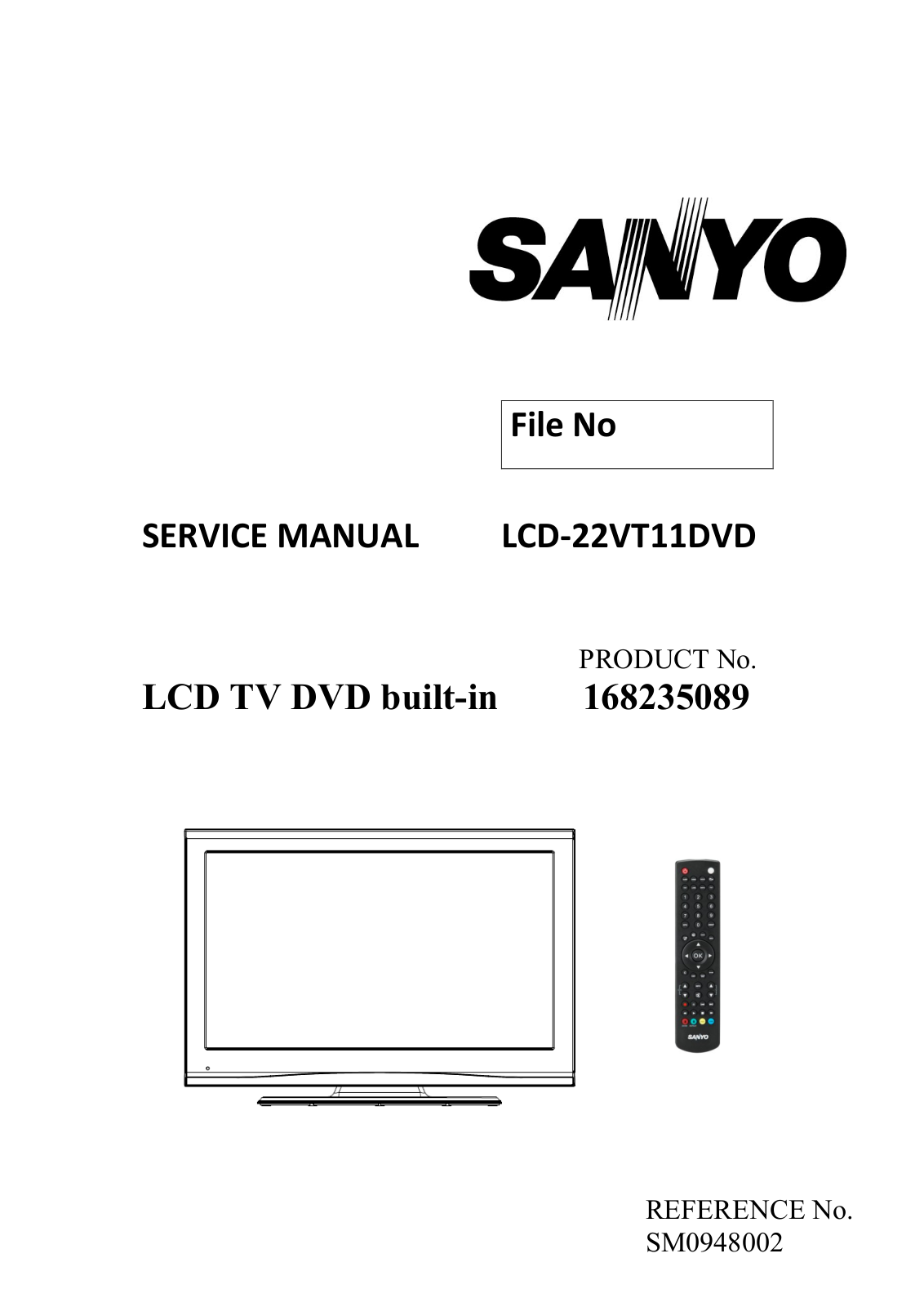 Sanyo 22VT11 Schematic