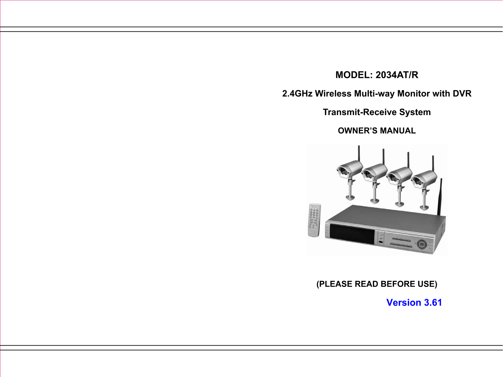 Labgear 2034AT User Manual