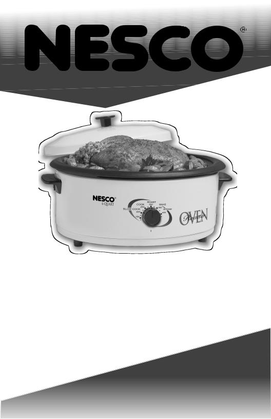 Nesco Electric Roaster Oven User Manual