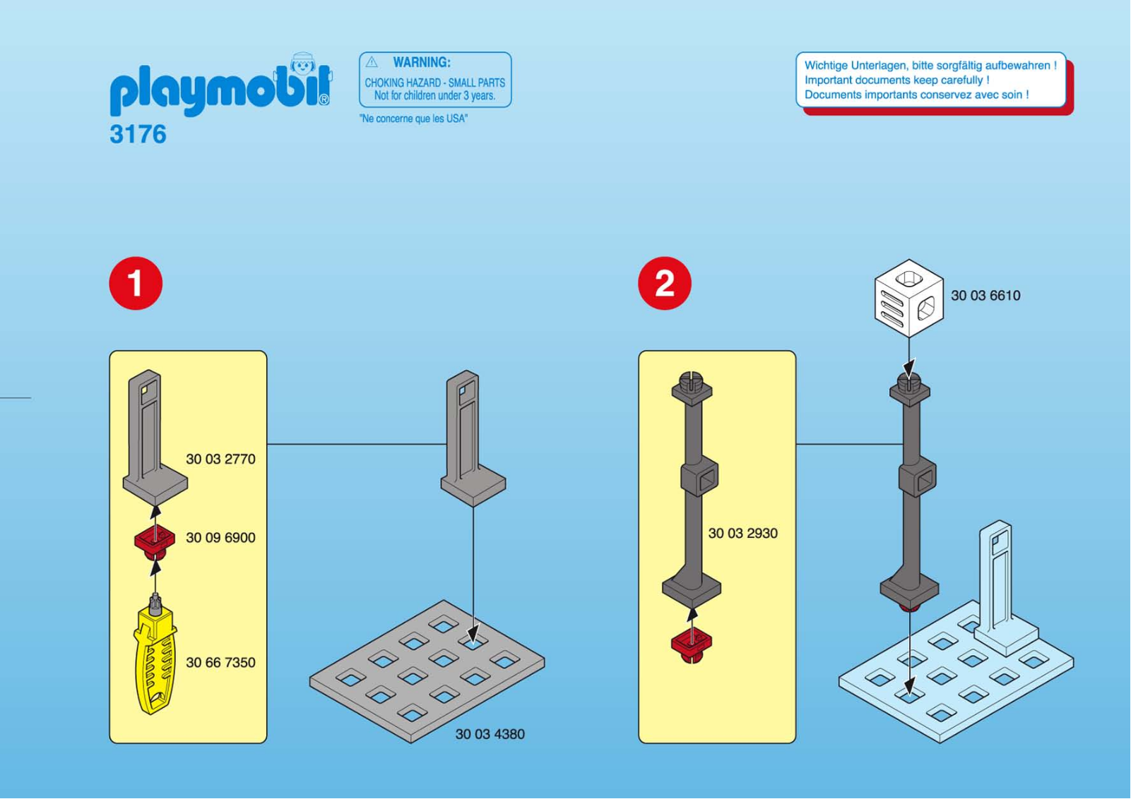 Playmobil 3176 Instructions