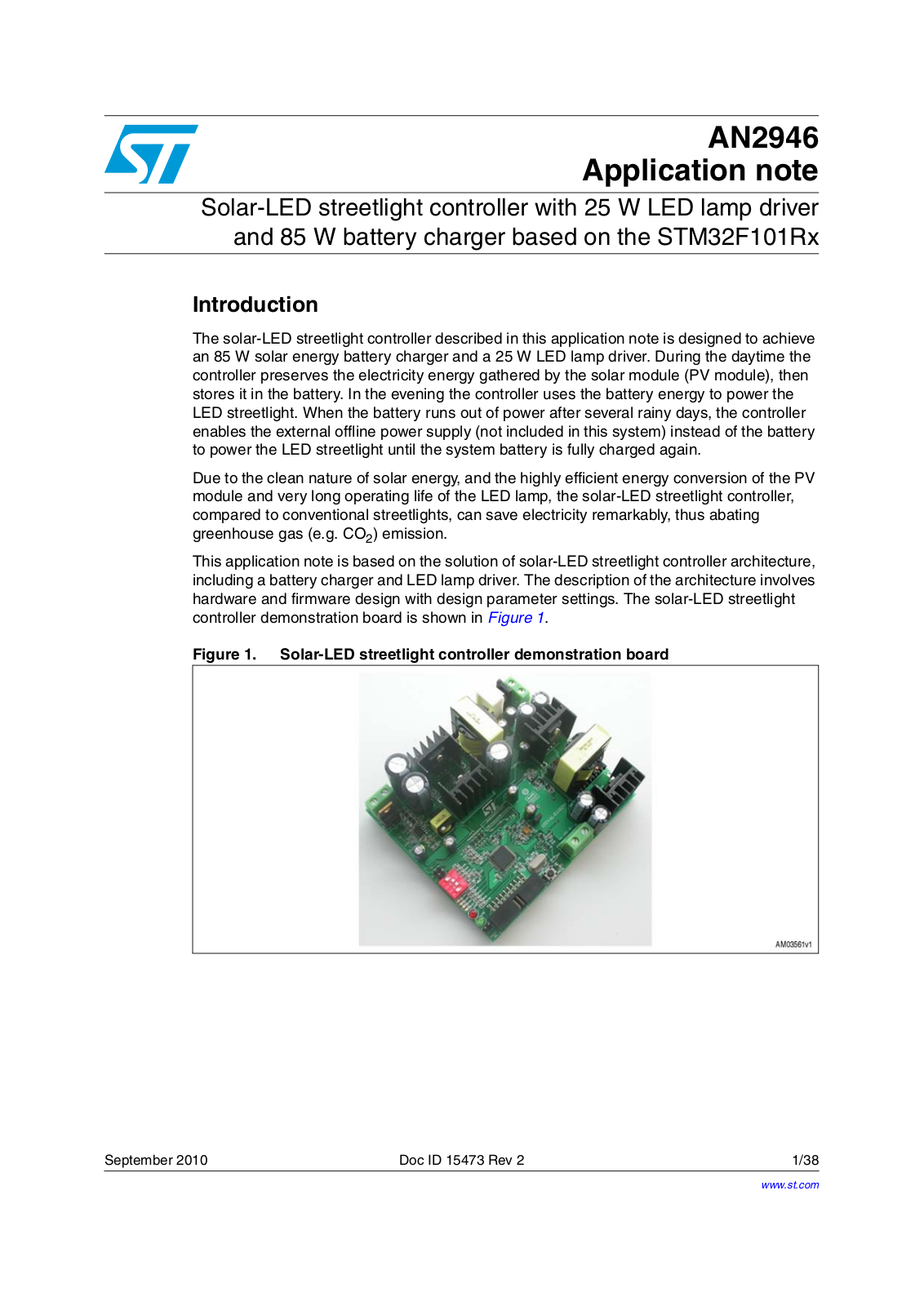 ST AN2946 Application note