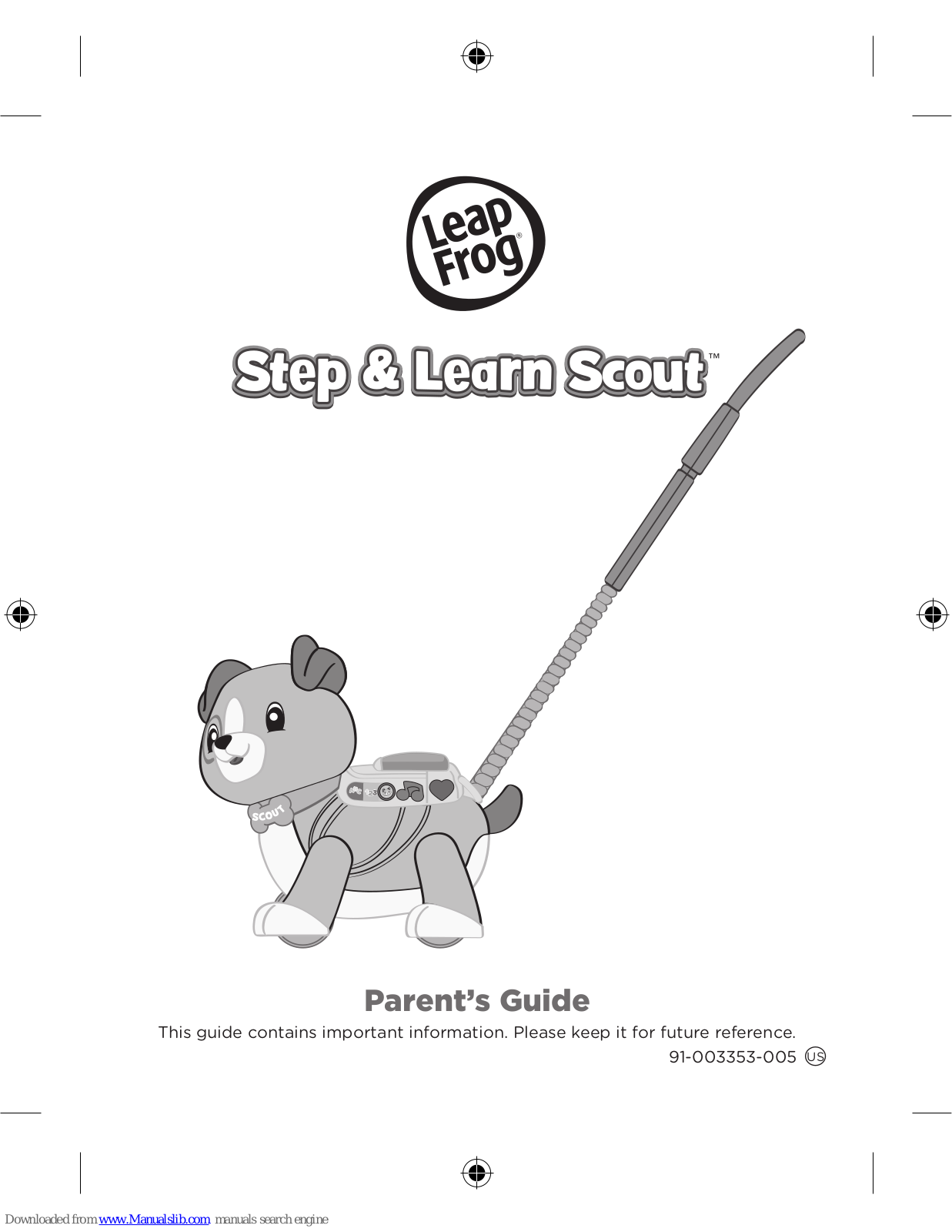 LeapFrog Step -Learn Scout Parents' Manual