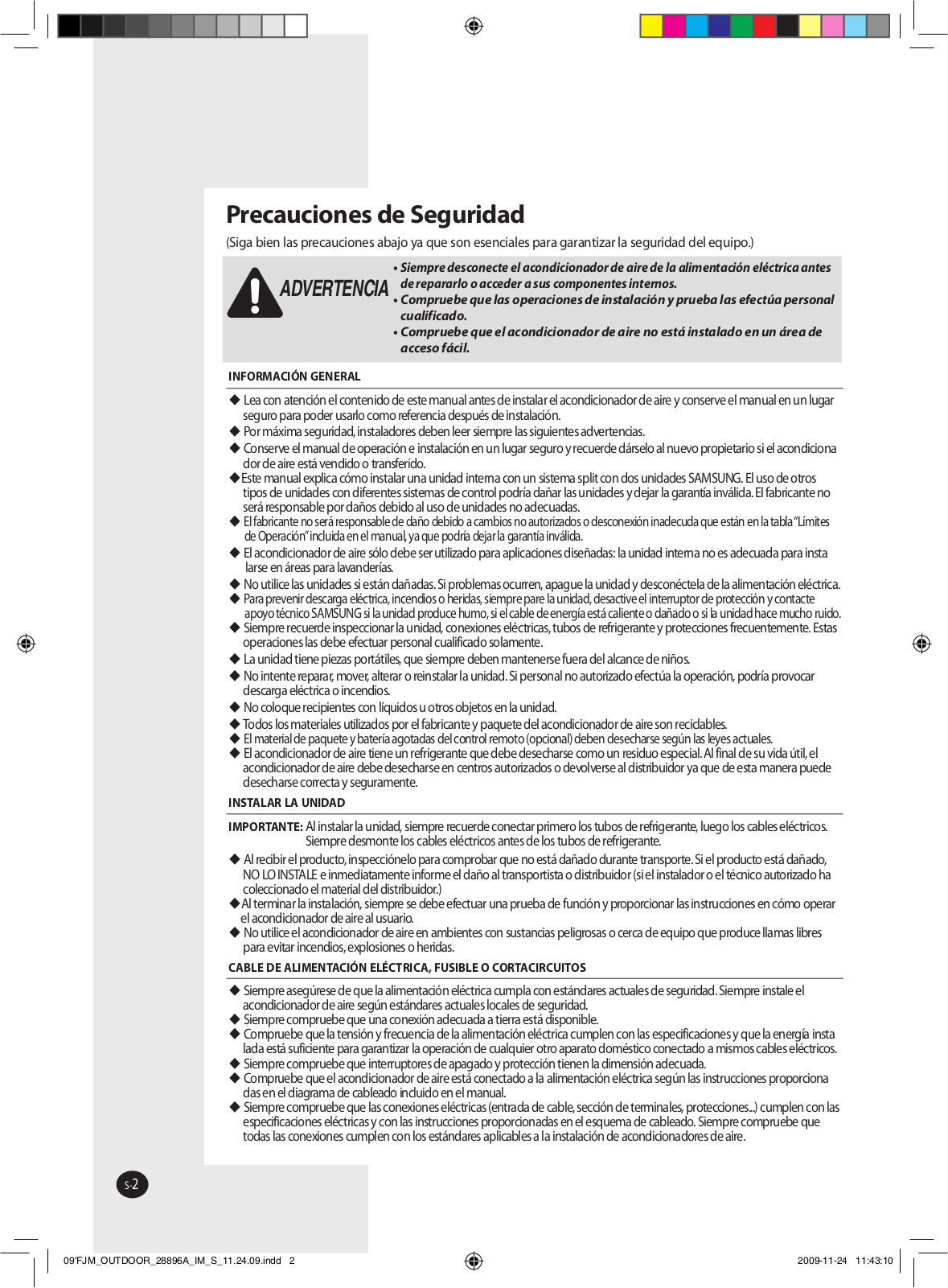 Samsung MH040FX User Manual