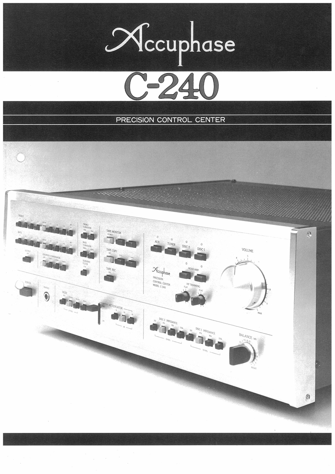 Accuphase C-240 Brochure