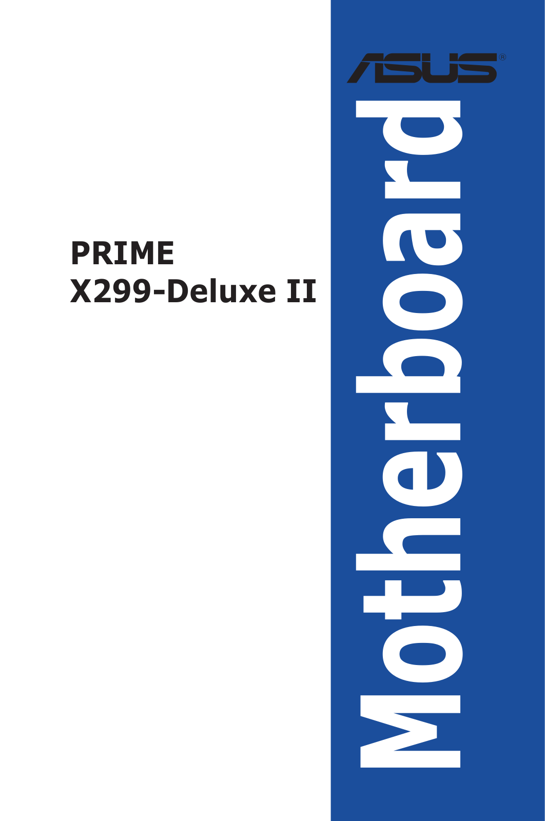 ASUS Prime X299-Deluxe II Service Manual