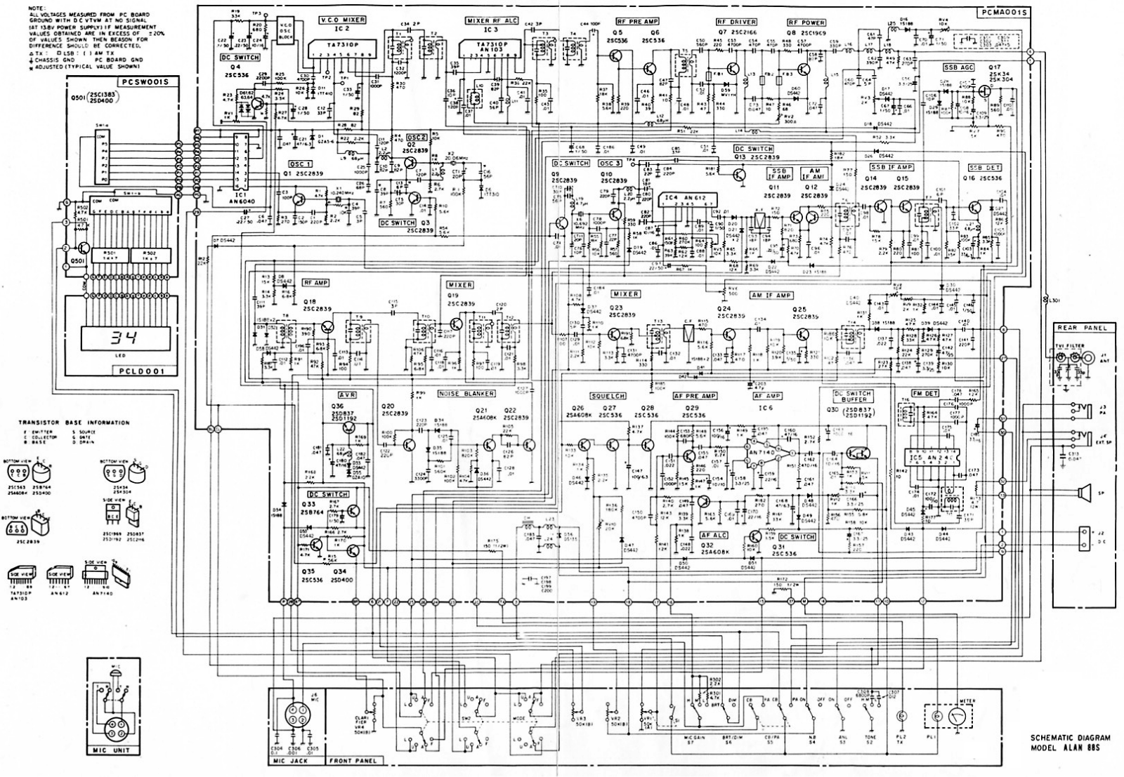 Alan 88 Schematic