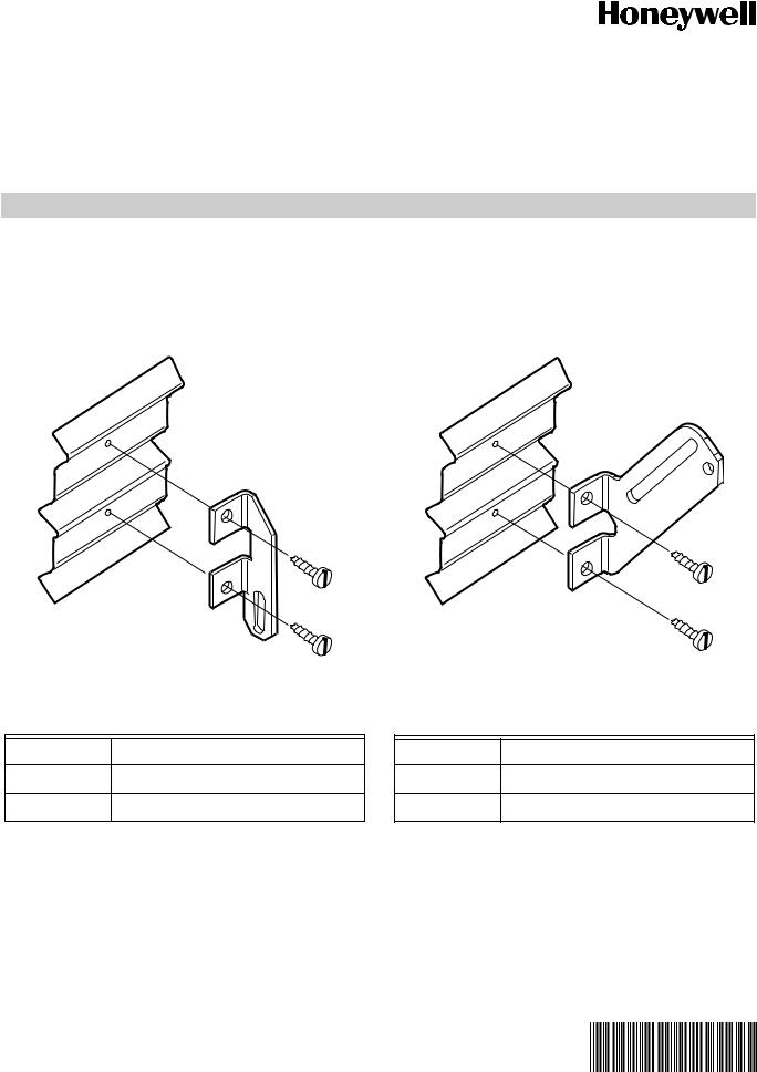 Honeywell D2, D3 Installation Instructions