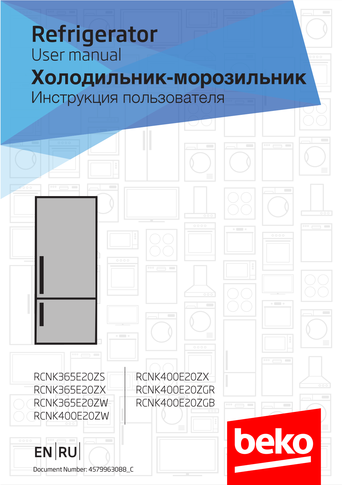 Beko RCNK 400E20ZW User Manual