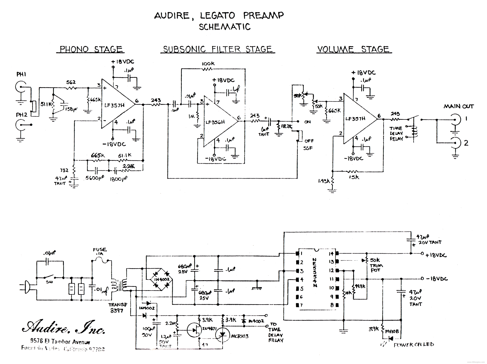 Other A Audire-Legato Schematic - ManualMachine.com