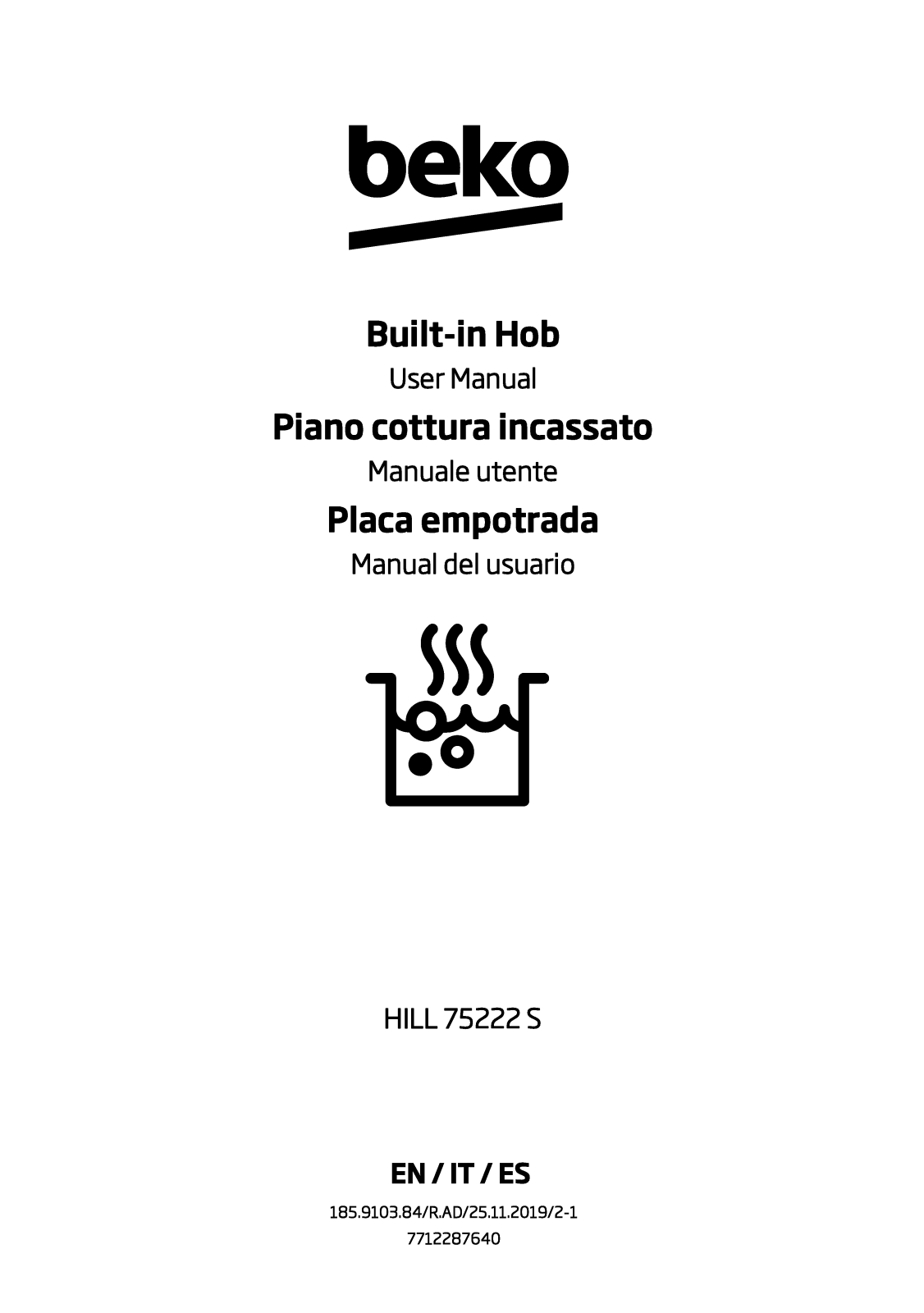 Beko HILL75222S User manual