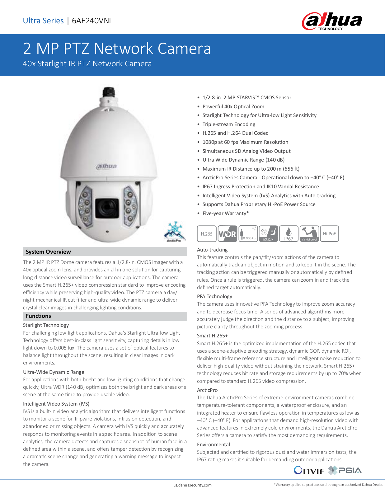 Dahua 2 MP PTZ User Manual