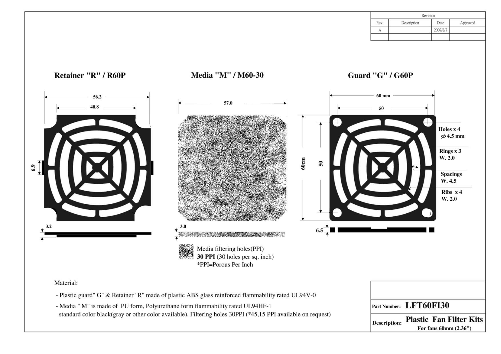 SUNON LFT60FI30 Specification - ManualMachine.com