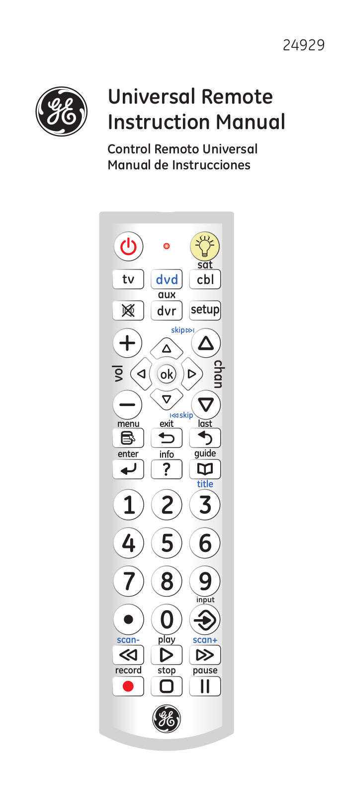 GE 24929 User Manual