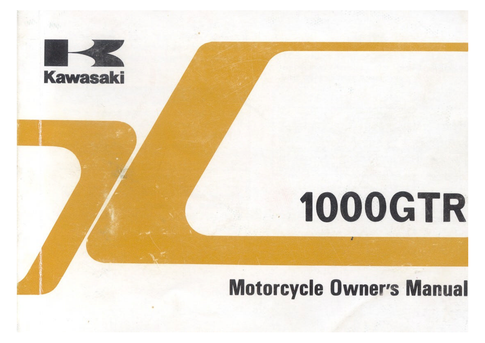 Kawasaki 1000GTR User Manual