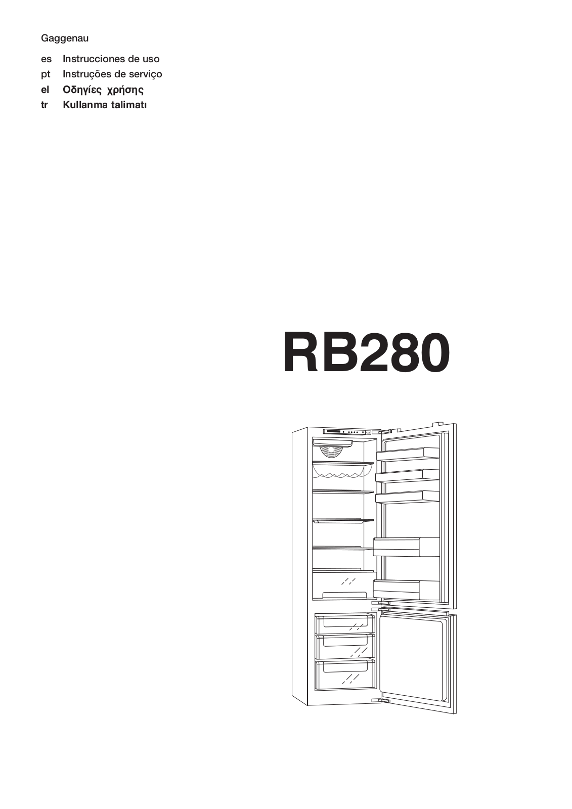 Gaggenau RB280301 User Manual