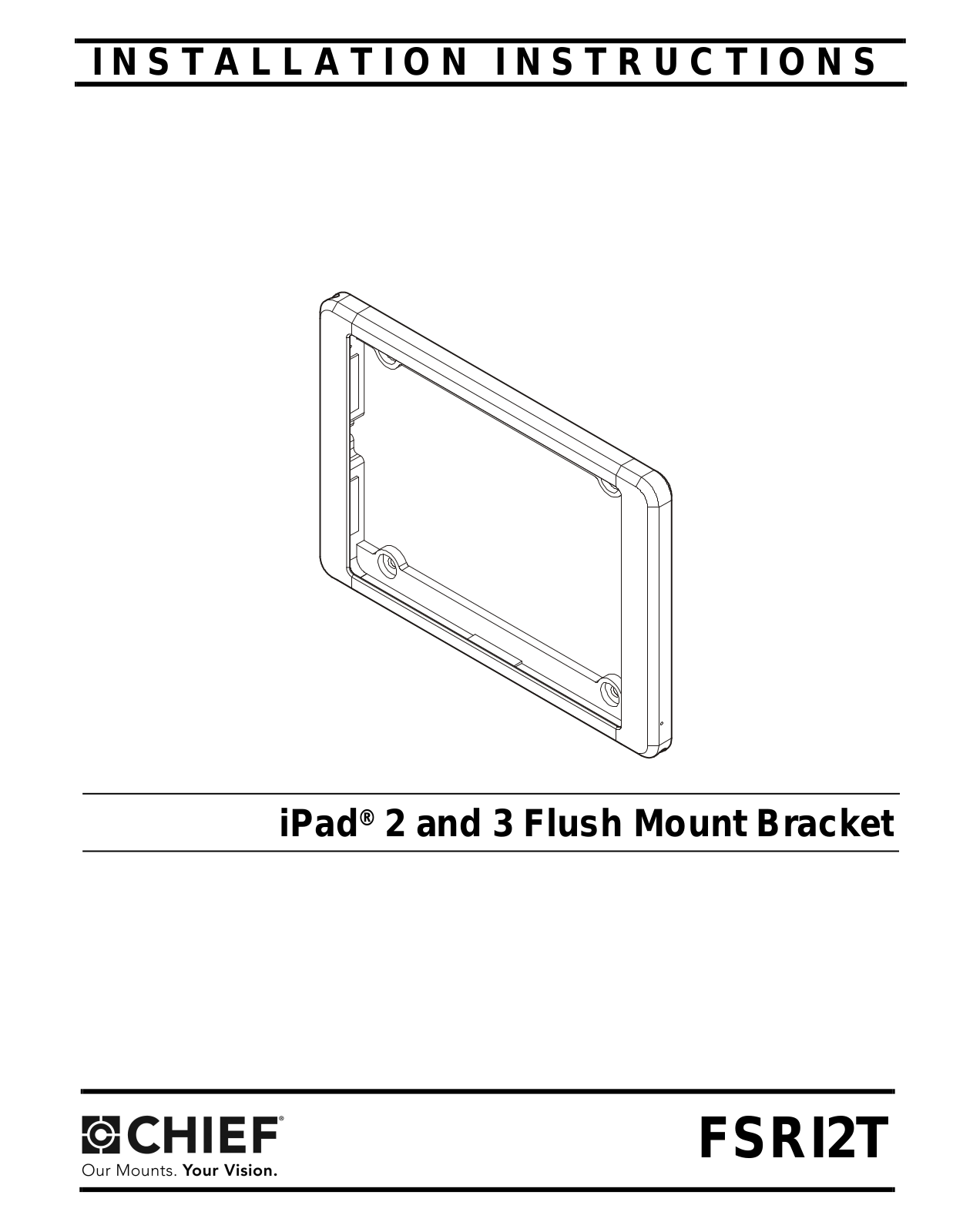 CHIEF FSRI2T User Manual