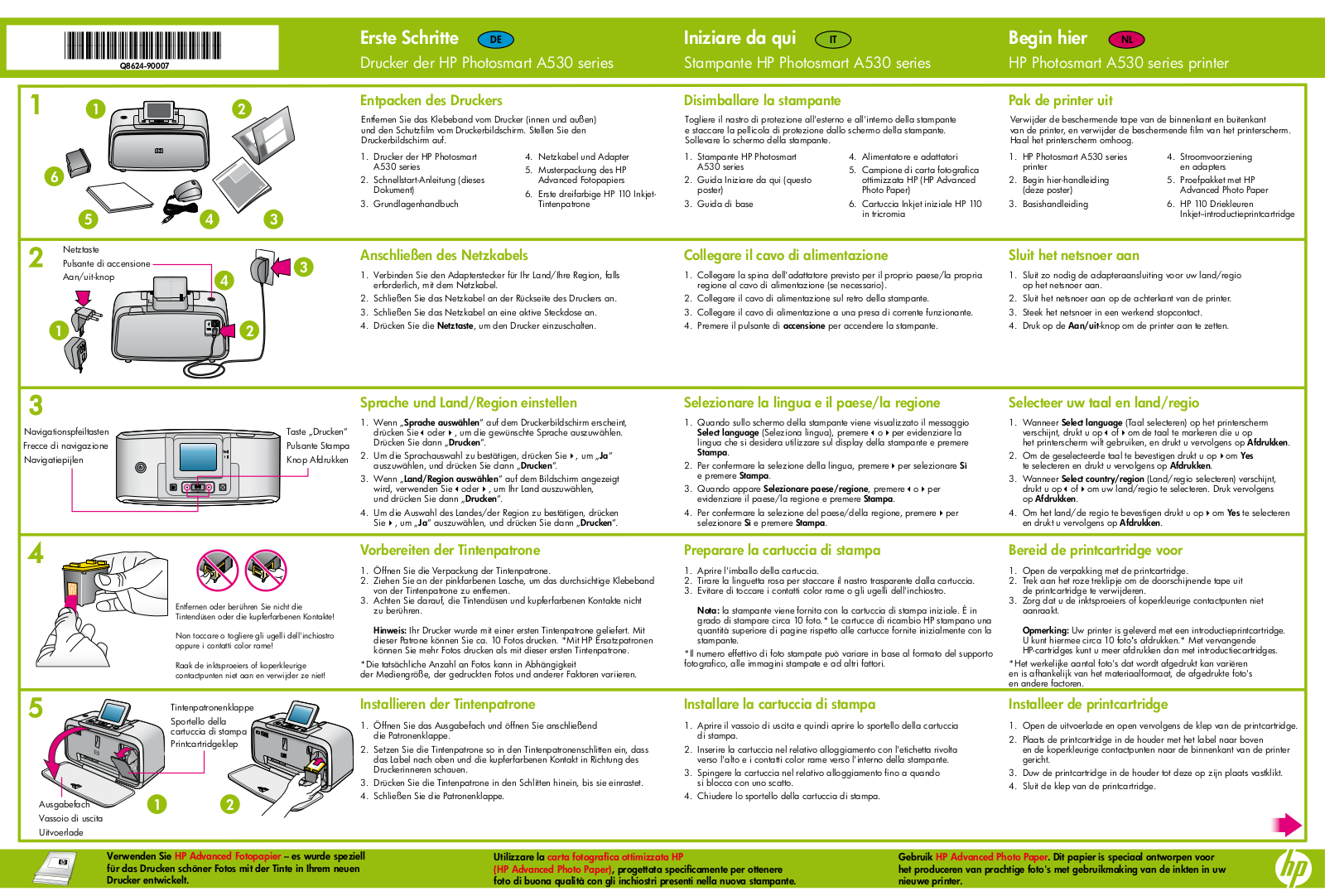 Hp PHOTOSMART A530 User Manual