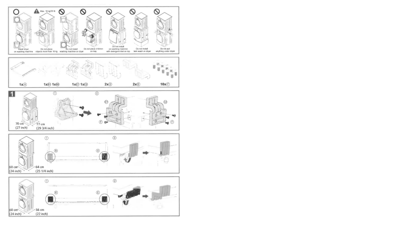 LG DSTWH User Manual